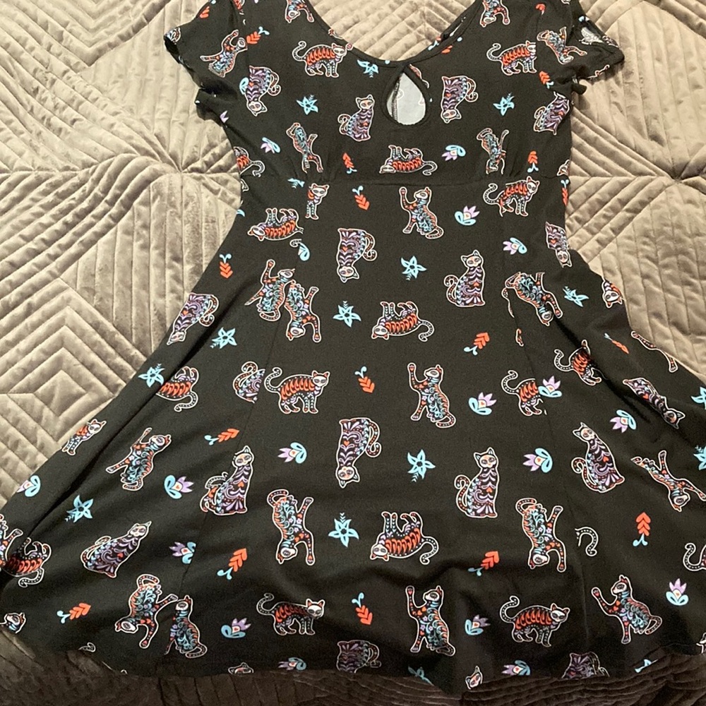 Skeleton Cat Dress